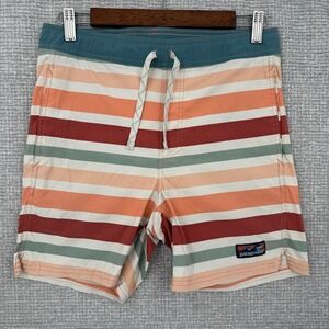 Patagonia Baggies Swim Trunks‎ Striped Recycled Nylon Shorts Men's Size S
